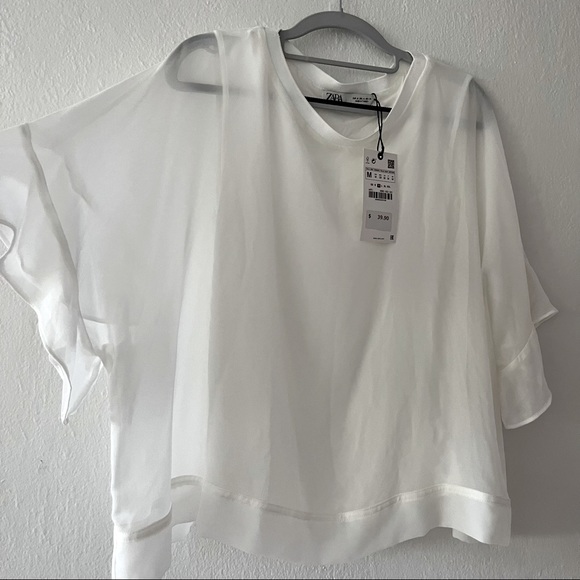 ZARA White Blouse 🤍 - Picture 5 of 5